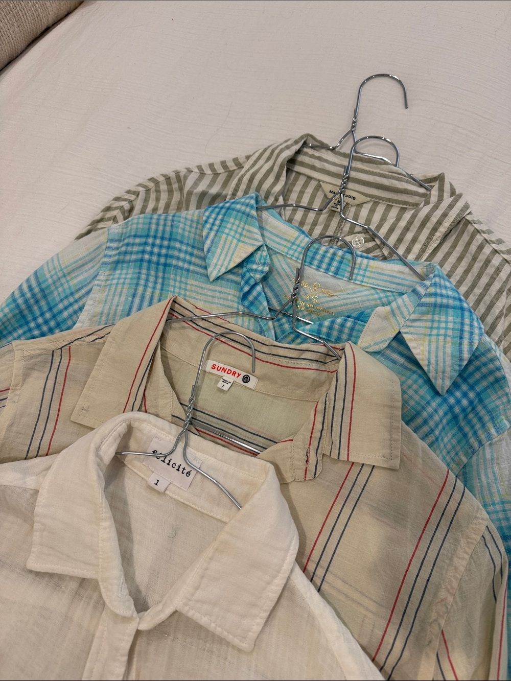 Lilly Pulitzer + 3 button Down LN Blue Plaid Button-Down Shirt